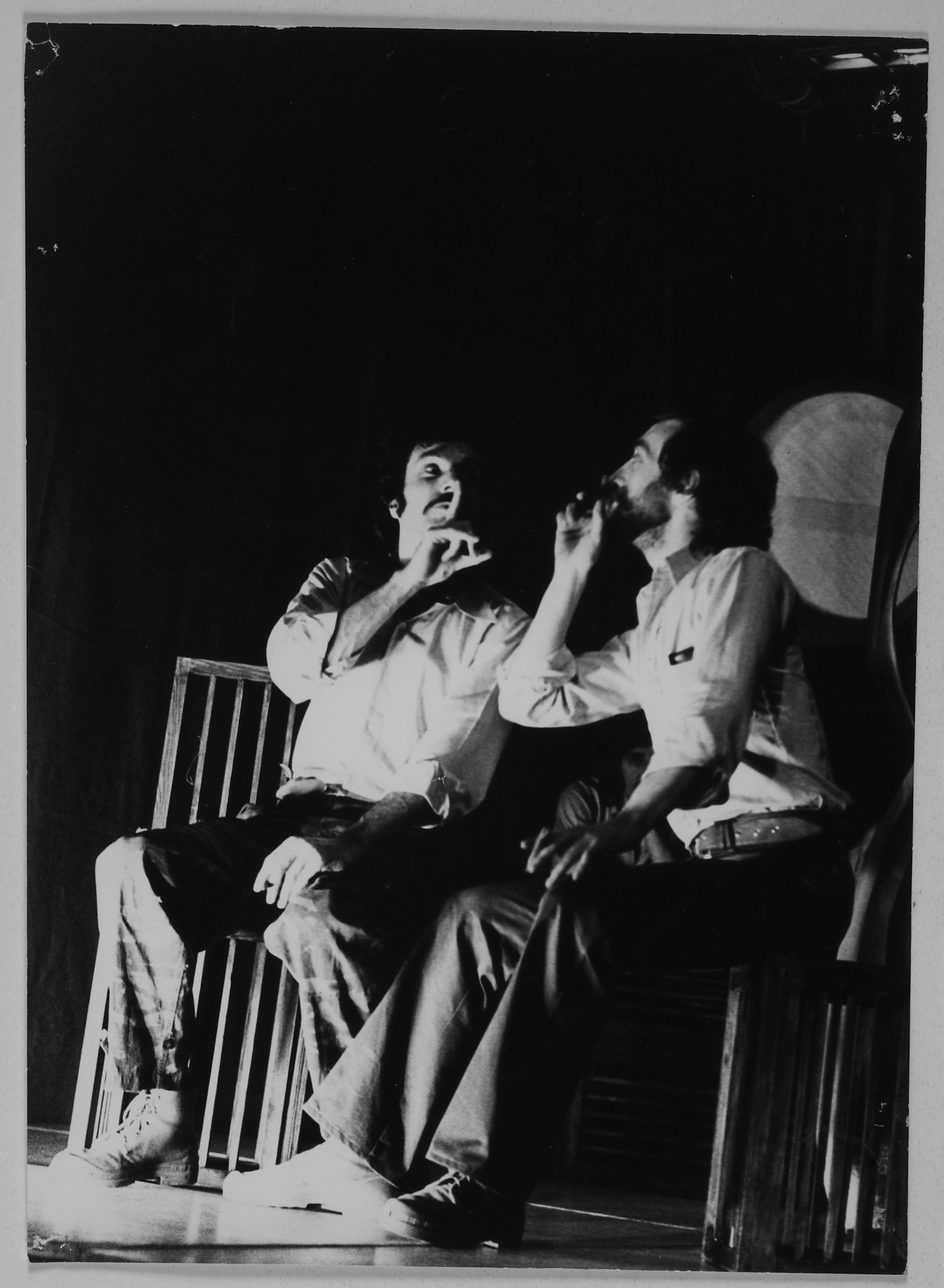 Jean-Paul WENZEL et Gérard CHAILLOU dans Playa Giron 61 de Robert GIRONÈS, Denis GUÉNOUN, mise en scène de Robert GIRONÈS