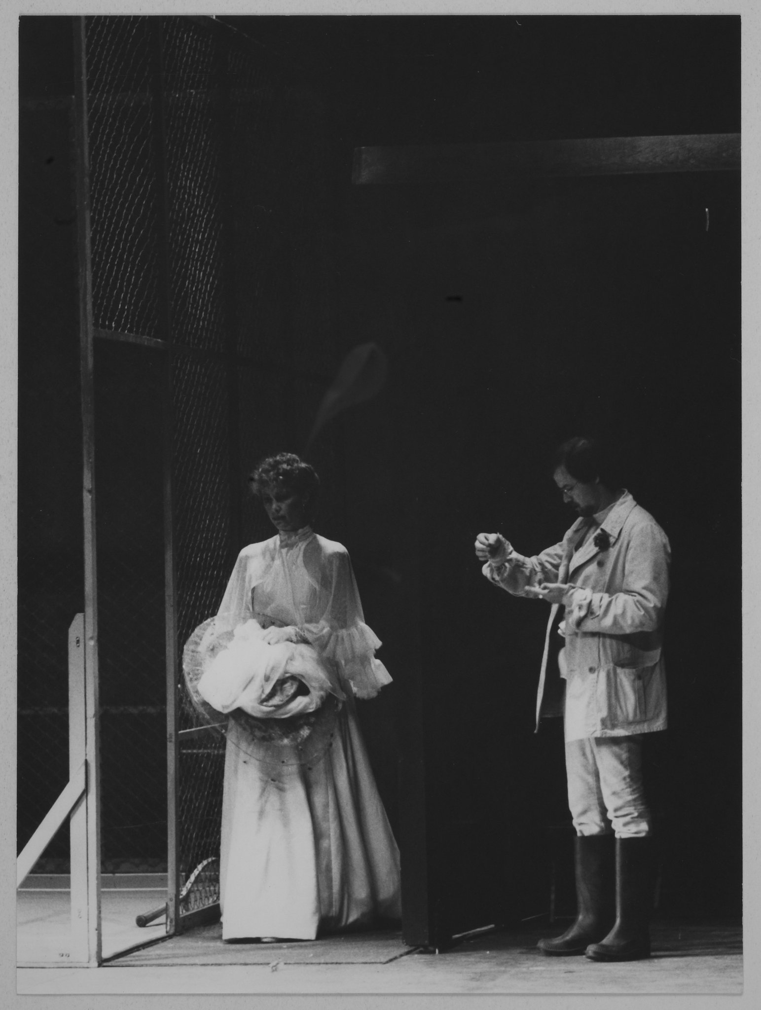 Christiane TISSOT et René LOYON dans La Mouette d'Anton TCHEKHOV, mise en scène de Bruno BAYEN