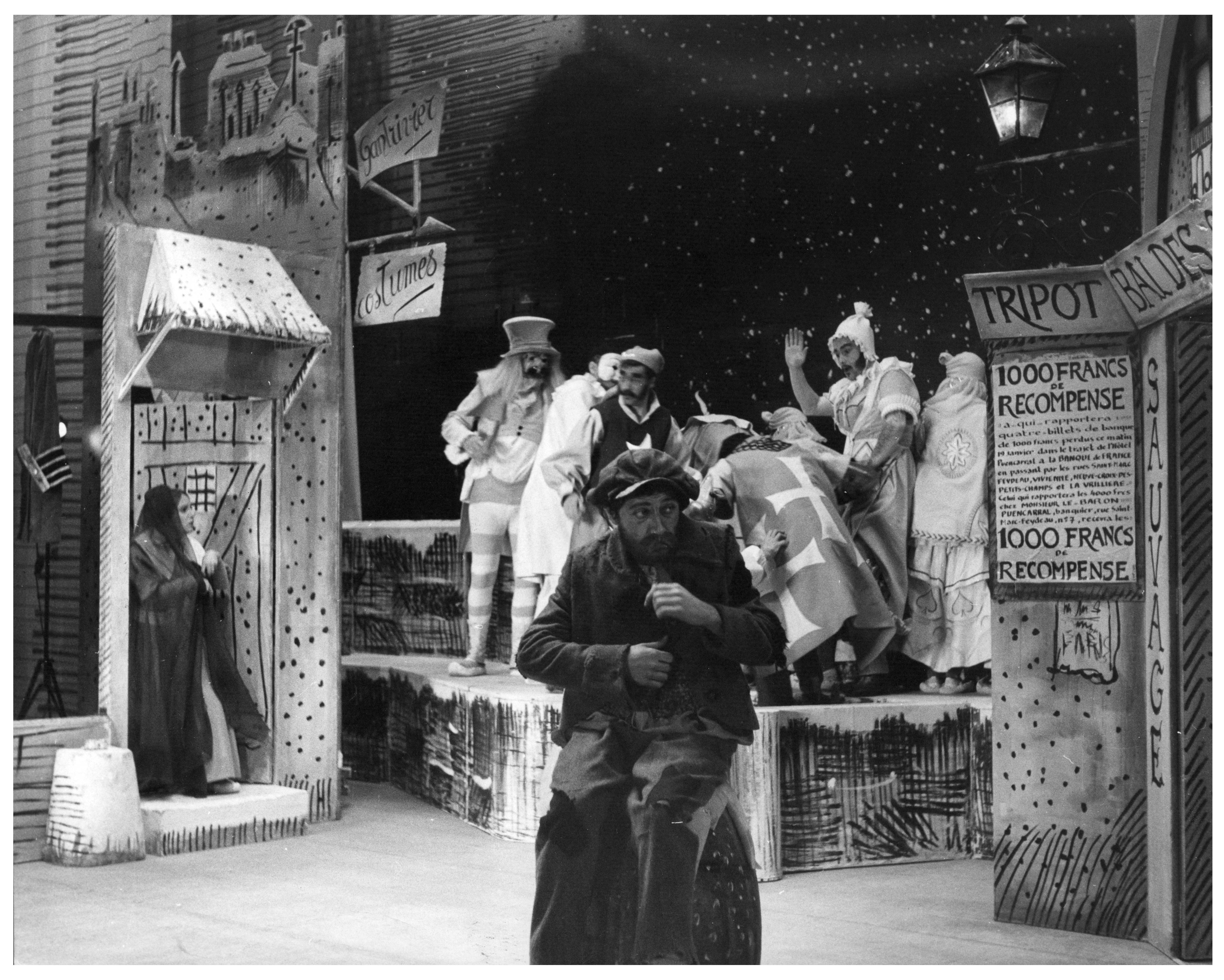 Mille francs de récompense de Victor Hugo - Mise en scène Hubert Gignoux - 1960-1961