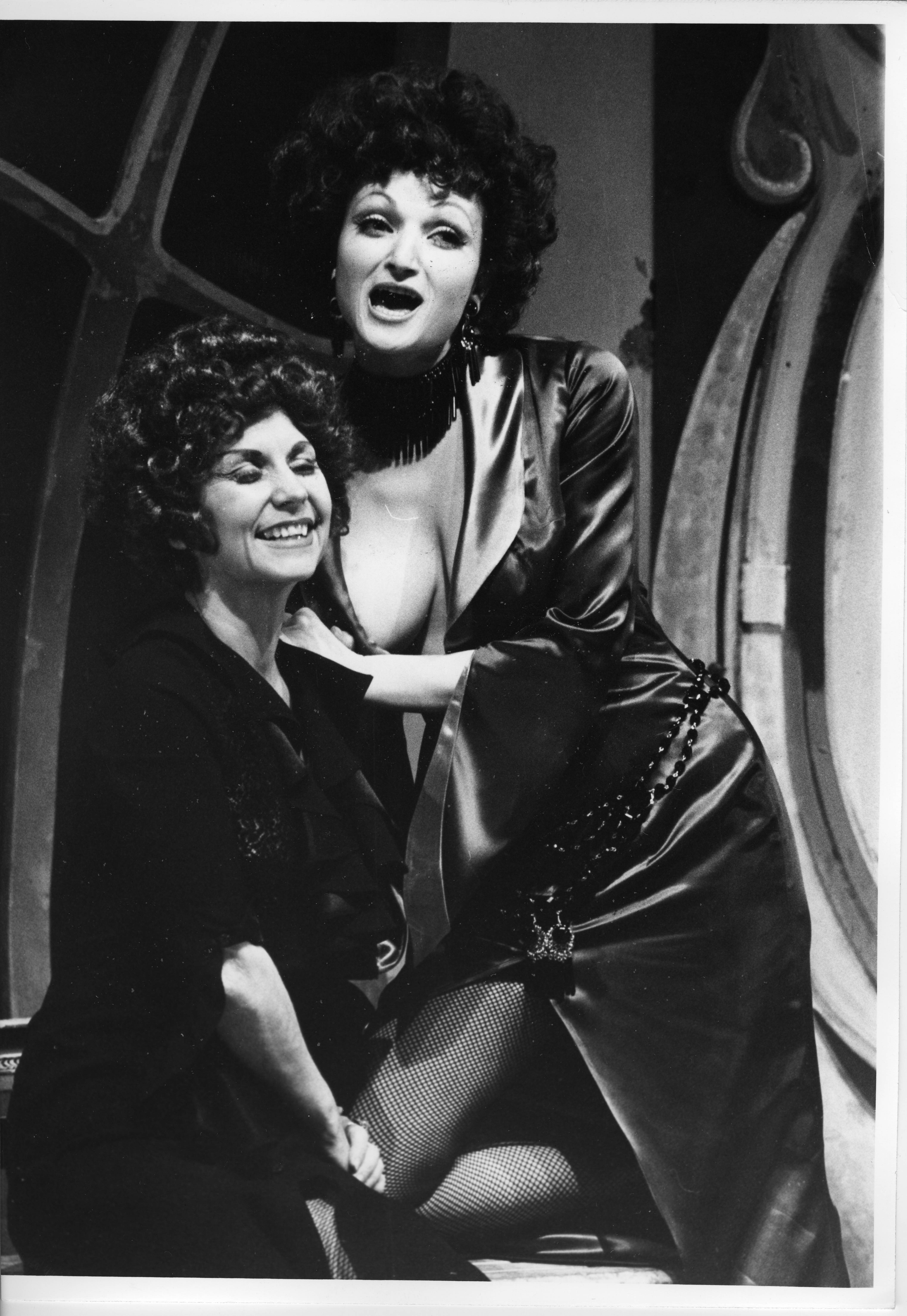 Denise Bonal et Renée Mohamed dans Le balcon de Jean Genet - Mise en scène André Steiger - 1970-1971